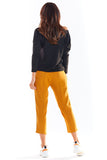 Classic Long Sleeve Knit Sweater in Soft Viscose Blend