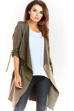 Loose-Fitting Surplice Sweatshirt with Decorative Sleeves