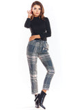 Urban Style Elastic Waist Trousers - Versatile & Comfy