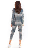 Urban Loose-Fitting Checked Jacket - Timeless Style