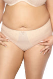 Elegant Embroidered Mesh Ladies Panties with Bow