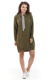 Cozy Long Hooded Sweatshirt with Long Sleeves