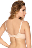 Elegant Embroidered Mesh Bra with Decorative Bows