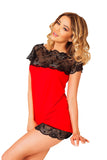Elegant Lace and Viscose Sleep Set for Women