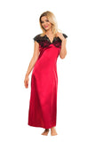 Elegant Satin Slip with Lace Accents for a Feminine Touch