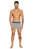 Geometric Print Boxer Shorts with Soft Elastic Waistband