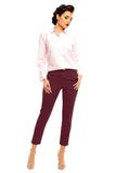 Elegant 7/8 Legs Trousers with Pockets for Every Occasion