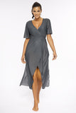 Elegant Summer Tunic with Side Ties and Slits