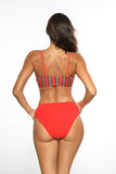 Trendy Cutout Swimsuit with Removable Bra Inserts