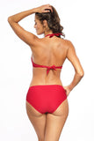 Fascinating Cat's Spot Swimsuit with Snake Style Accents