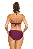 Trendy Cat Spot & Snake Style Swimsuit with Push-Up Support