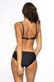 Exotic Push-Up Two-Piece Swimsuit in Tropical Colors