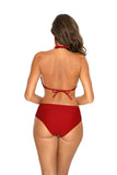 Elegant Two-Piece Swimsuit with Comfortable High Briefs