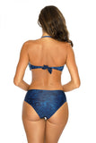 Mesmerizing Blue Cut-Out Monokini Swimsuit