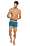 Set of 2 Navy Blue Men's Boxer Shorts - Striped & Dotted