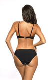 Sporty Push-Up Swimsuit with Elegant Panties