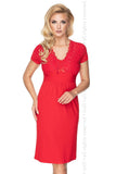 Elegant Lace Detail Nightdress for Curvy Comfort