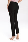 Elegant Black Classic Trousers for Soft Office Style