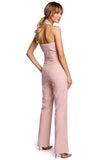 Elegant One-Piece Suit with Asymmetrical Neckline