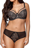 Delicate Lace & Mesh Soft Bra with Stylish Bow Detail