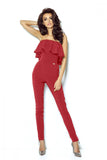Elegant Frill Bust Jumpsuit for Special Occasions