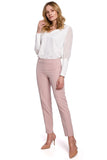 Timeless Straight-Cut Trousers with Concealed Zipper