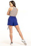 Comfortable Summer Shorts with Two Pockets & Elastic Waist