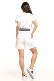 Chic Summer Jumpsuit with Short Sleeves and Pockets