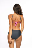 Stylish Italian Patterned Push-Up Swimsuit Set for Women