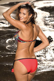Ethno-Inspired Two-Piece Swimsuit with Juicy Colors