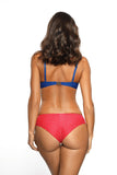 Elegant Holiday Costume Set with Push-Up Bra and Brazilian Panties