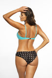 Elegant Holiday Costume Set with Push-Up Bra & Brazilian Panties