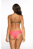 Elegant Holiday Costume Set with Gold Brooch & Brazilian Panties
