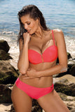 Elegant Holiday Costume Set with Push-Up Bra & Brazilian Panties