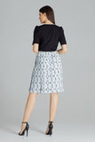 Black Heart Neckline Short Button-Up Shirt