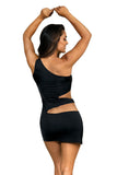 Seductive Microfibre Dress with Unique Cut-Outs