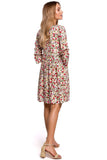 Elastic Frill Sleeve Classic Summer Dress