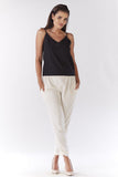 Comfortable Loose Trousers with Elastic Waist for Summer