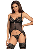 Seductive corset with lace panties, perfect fit and comfort.