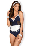 Transformative Sexy Maid Bodysuit Set with Accessories