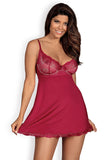 Seductive Rosalyne Lace Chemise with Matching Thong