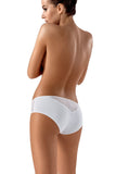 Lace-Trimmed Cotton Midi Cut Panties for Comfort