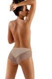 Lace-Trim Cotton Bikini Bottom for Ultimate Comfort
