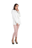 Extended Unbuttoned Jacket with Patch Pockets