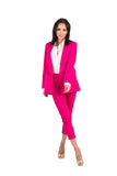Extended Unbuttoned Jacket with Patch Pockets and Buttoned Sleeves