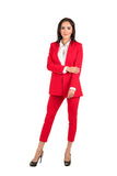 Extended Unbuttoned Jacket with Patch Pockets and Buttons