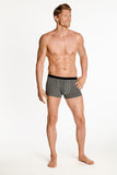 Set of 2 Stylish Men's Boxer Shorts in Grey and Pink