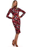 Multicolored Fitted Dress for Confident Style
