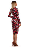 Multicolored Fitted Dress for Confident Style