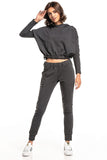 Hooded Sweatshirt with Ribbed Hem for Everyday Comfort